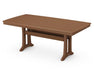 Polywood Polywood Nautical Trestle 38" x 73" Dining Table Teak Dining Table PL83-T2L1TE 190609013478