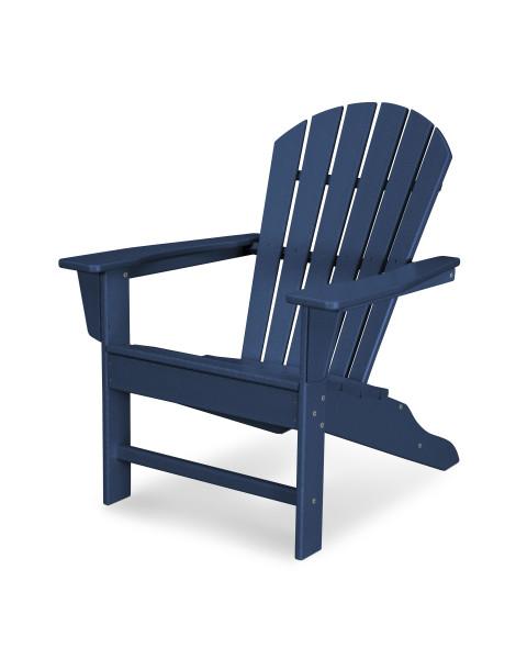 Polywood Polywood Navy South Beach Adirondack Navy Adirondack Chair SBA15NV 190609098642