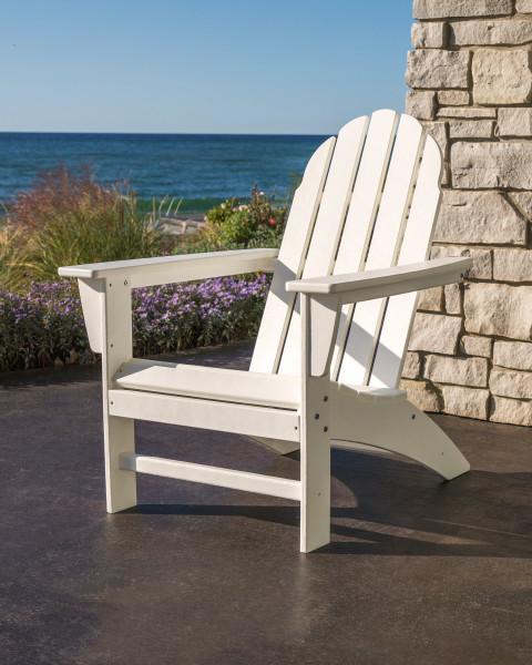 Polywood Polywood Navy Vineyard Adirondack Chair Navy Adirondack Chair AD400NV 190609098727