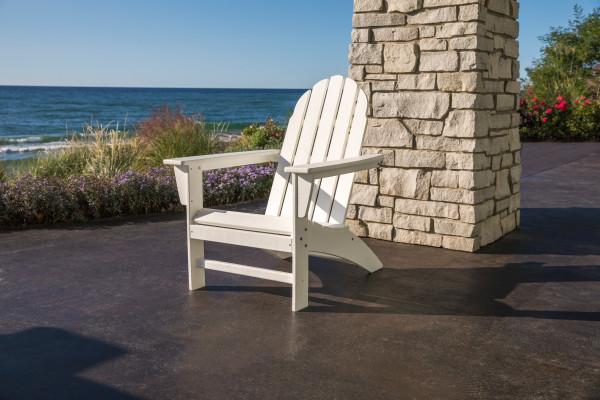 Polywood Polywood Navy Vineyard Adirondack Chair Navy Adirondack Chair AD400NV 190609098727