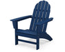 Polywood Polywood Navy Vineyard Adirondack Chair Navy Adirondack Chair AD400NV 190609098727