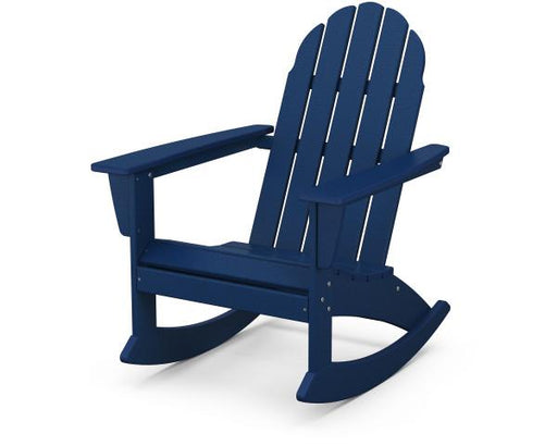 Polywood Polywood Navy Vineyard Adirondack Rocking Chair Navy Rocking Chair ADR400NV 190609130793