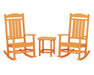 Polywood Polywood Presidential Rocker 3-Piece Set Tangerine Rocking Chair PWS166-1-TA 190609038495