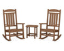 Polywood Polywood Presidential Rocker 3-Piece Set Teak Rocking Chair PWS166-1-TE 190609038532