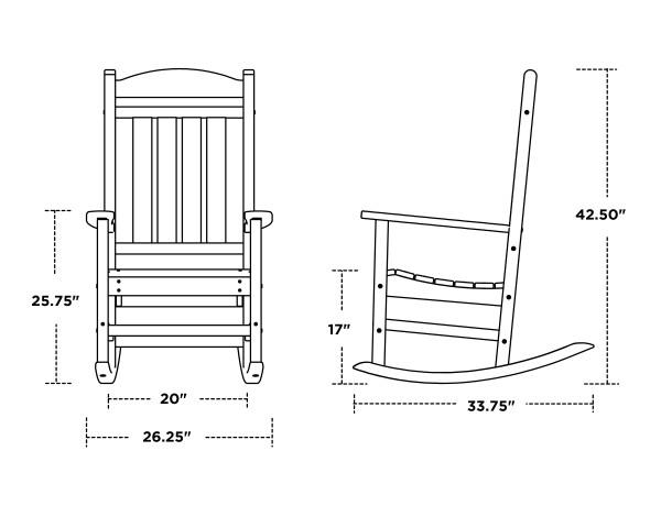 Polywood Polywood Presidential Rocking Chair Rocking Chair