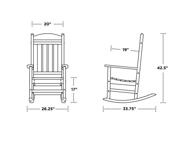 Polywood Polywood Presidential Rocking Chair Rocking Chair