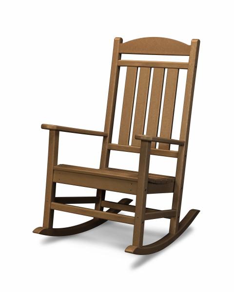 Polywood Polywood Presidential Rocking Chair Teak Rocking Chair R100TE 845748014427