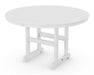 Polywood Polywood Round 48" Dining Table White Dining Table RT248WH 845748024808