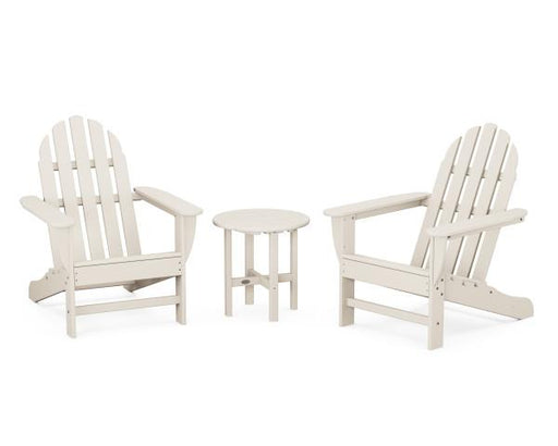 Polywood Polywood Sand Classic Adirondack 3-Piece Set Sand Adirondack Chair PWS417-1-SA 190609071294