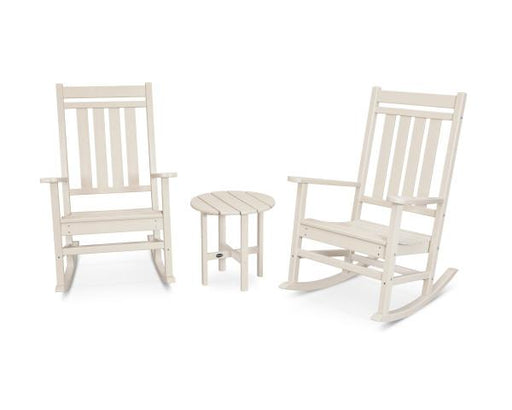 Polywood Polywood Sand Estate 3-Piece Rocking Chair Set Sand Rocking Chair PWS471-1-SA 190609113994