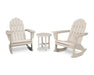 Polywood Polywood Sand Vineyard 3-Piece Adirondack Rocking Chair Set Sand Rocking Chair PWS408-1-SA 190609064463