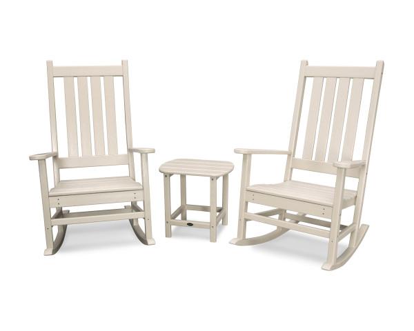 Polywood Polywood Sand Vineyard 3-Piece Rocking Set Sand Rocking Chair PWS355-1-SA 190609058400