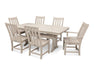 Polywood Polywood Sand Vineyard 7-Piece Nautical Trestle Dining Set Sand Dining Sets PWS343-1-SA 190609060113