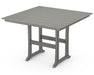 Polywood Polywood Slate Grey Farmhouse Trestle 59" Bar Table Slate Grey Bar Table PLB85-T1L1GY 190609020087