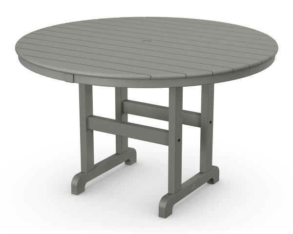 Polywood Polywood Slate Grey Round 48" Dining Table Slate Grey Dining Table RT248GY 845748024761