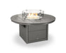 Polywood Polywood Slate Grey Round 48" Fire Pit Table Slate Grey Table CTF48RGY 190609063138