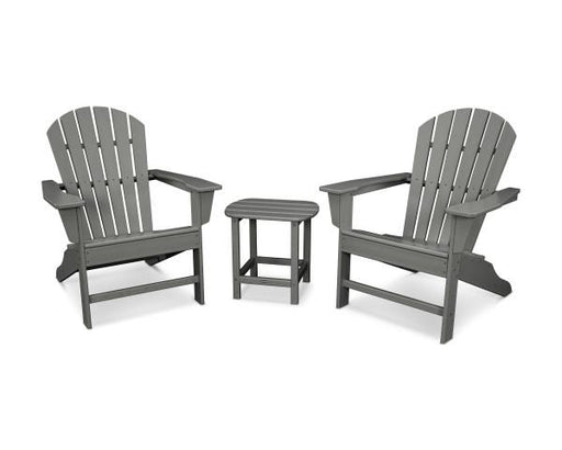 Polywood Polywood Slate Grey South Beach Adirondack 3-Piece Set Slate Grey Adirondack Chair PWS175-1-GY 190609038617