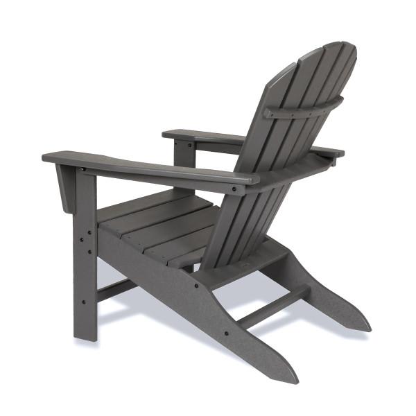 Polywood Polywood Slate Grey South Beach Adirondack 3-Piece Set Slate Grey Adirondack Chair PWS175-1-GY 190609038617