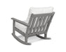 Polywood Polywood Slate Grey Vineyard Deep Seating Rocking Chair Slate Grey / Natural Linen Rocking Chair GNR23GY-152939 190609172304