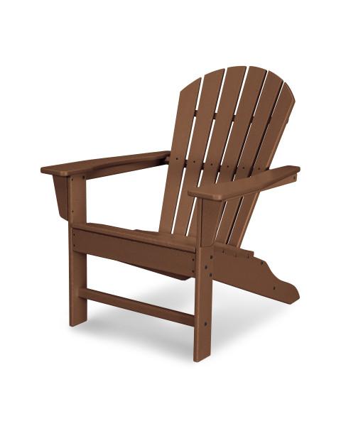 Polywood Polywood South Beach Adirondack Teak Adirondack Chair SBA15TE 845748009751