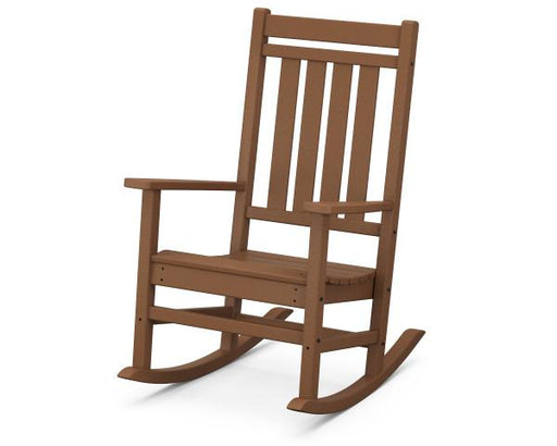 Polywood Polywood Teak Estate Rocking Chair Teak Rocking Chair R199TE 190609113727