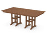 Polywood Polywood Teak Farmhouse 37" x 72" Dining Table Teak Dining Table FDT3772TE 190609136450