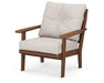 Polywood Polywood Teak Lakeside Deep Seating Chair Teak / Dune Burlap Seating Chair 4411-TE145999 190609136757