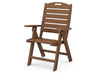 Polywood Polywood Teak Nautical Highback Chair Teak Highback Chair NCH38TE 845748001649