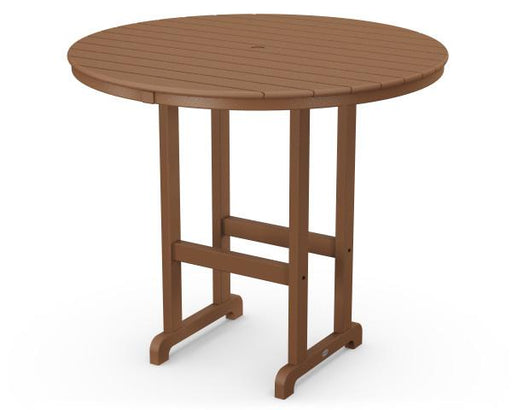 Polywood Polywood Teak Round 48" Bar Table Teak Bar Table RBT248TE 845748021210