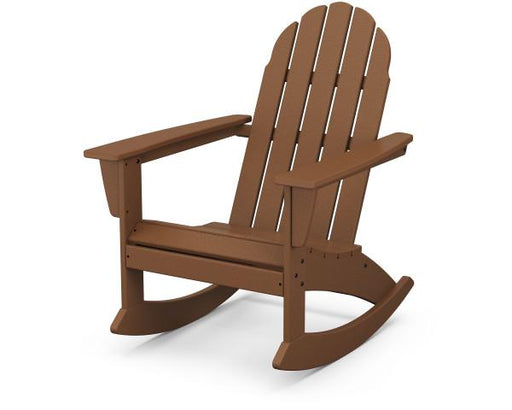 Polywood Polywood Teak Vineyard Adirondack Rocking Chair Teak Rocking Chair ADR400TE 190609042164