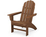 Polywood Polywood Teak Vineyard Curveback Adirondack Chair Teak Adirondack Chair AD600TE 190609046278