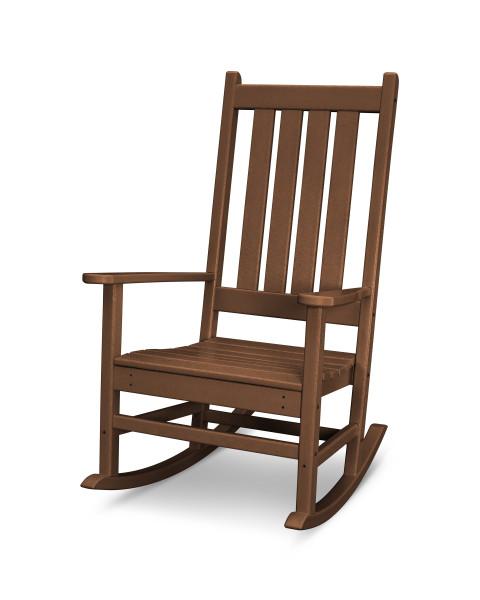 Polywood Polywood Teak Vineyard Porch Rocking Chair Teak Rocking Chair R140TE 190609044755