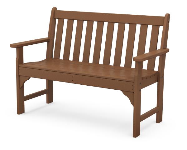 Polywood Polywood Vineyard 48" Bench Teak Bench GNB48TE 845748009362