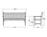 Polywood Polywood Vineyard 60" Bench Bench