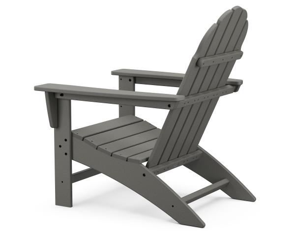 Polywood Polywood Vineyard Adirondack 6-Piece Chat Set with Fire Pit Table Adirondack Chair