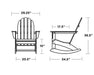 Polywood Polywood Vineyard Adirondack Rocking Chair Rocking Chair