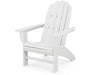 Polywood Polywood Vineyard Curveback Adirondack Chair White Adirondack Chair AD600WH 190609046360