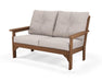 Polywood Polywood Vineyard Deep Seating Settee Teak / Dune Burlap Seating Sets GN46TE-145999 190609138591