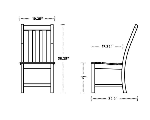 Polywood Polywood Vineyard Dining Side Chair Chair