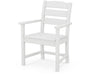 Polywood Polywood White Lakeside Dining Arm Chair White Arm Chair TLD200WH 190609136368