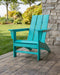 Polywood Polywood White Modern Adirondack Chair White Adirondack Chair AD420WH 190609040498