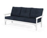 Polywood Polywood White Vineyard Deep Seating Sofa White / Marine Indigo Sofa GN69WH-145991 190609138867