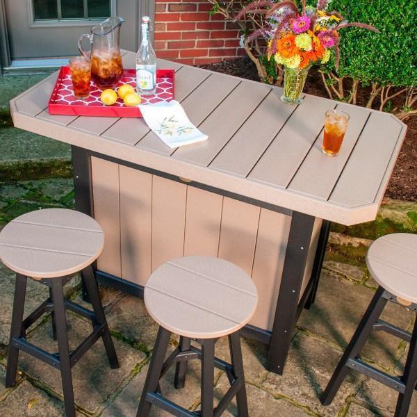 The Porch Swing Store LuxCraft Recycled Plastic Serving Bar