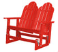 Wildridge Wildridge Classic 4 ft. Recycled Plastic Adirondack Glider Bright Red Outdoor Glider LCC-208-BR