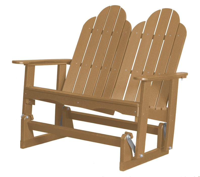 Wildridge Wildridge Classic 4 ft. Recycled Plastic Adirondack Glider Cedar Outdoor Glider LCC-208-CE