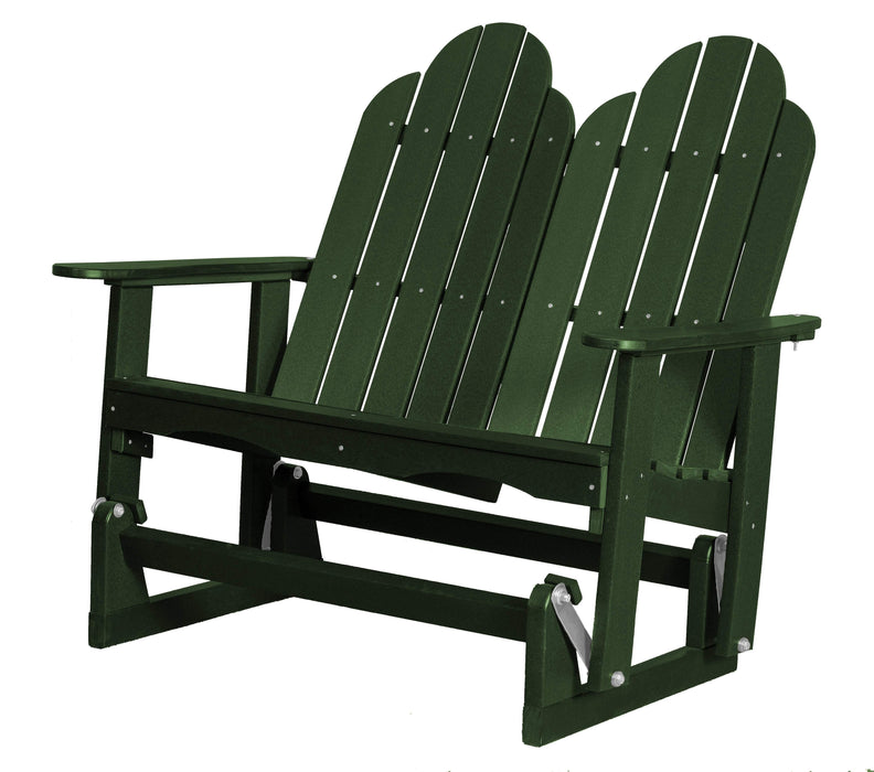 Wildridge Wildridge Classic 4 ft. Recycled Plastic Adirondack Glider Turf Green Outdoor Glider LCC-208-TG