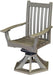 Wildridge Wildridge Classic Outdoor Swivel Rocker Side Chair W/Arms Light Gray Rocking Chair LCC-255-LIG