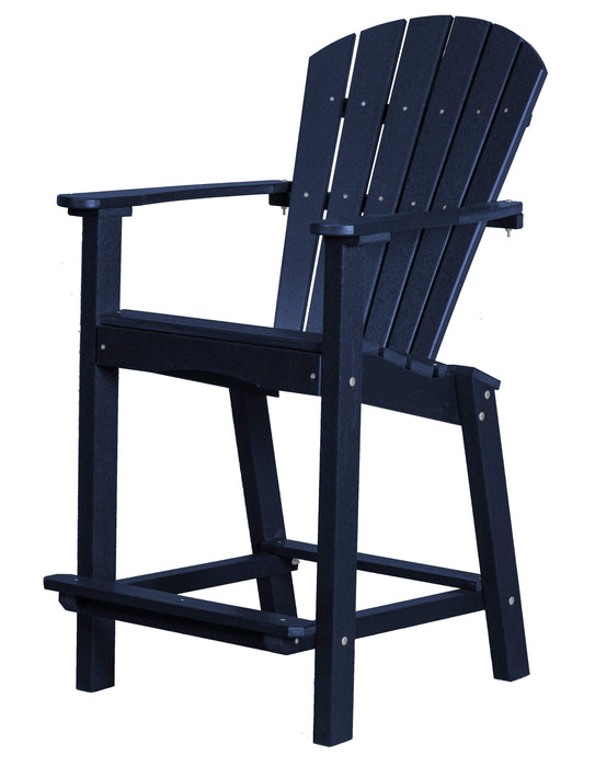 Wildridge Wildridge Classic Recycled Plastic 26" High Dining Chair Patriot Blue Chair LCC-251-PAB