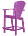 Wildridge Wildridge Classic Recycled Plastic 26" High Dining Chair Purple Chair LCC-251-PU