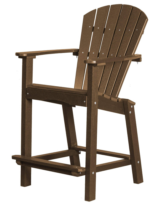 Wildridge Wildridge Classic Recycled Plastic 26" High Dining Chair Tudor Brown Chair LCC-251-TB